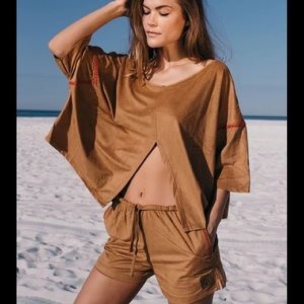 Brand new never worn tribe Kelley suede dawn suit